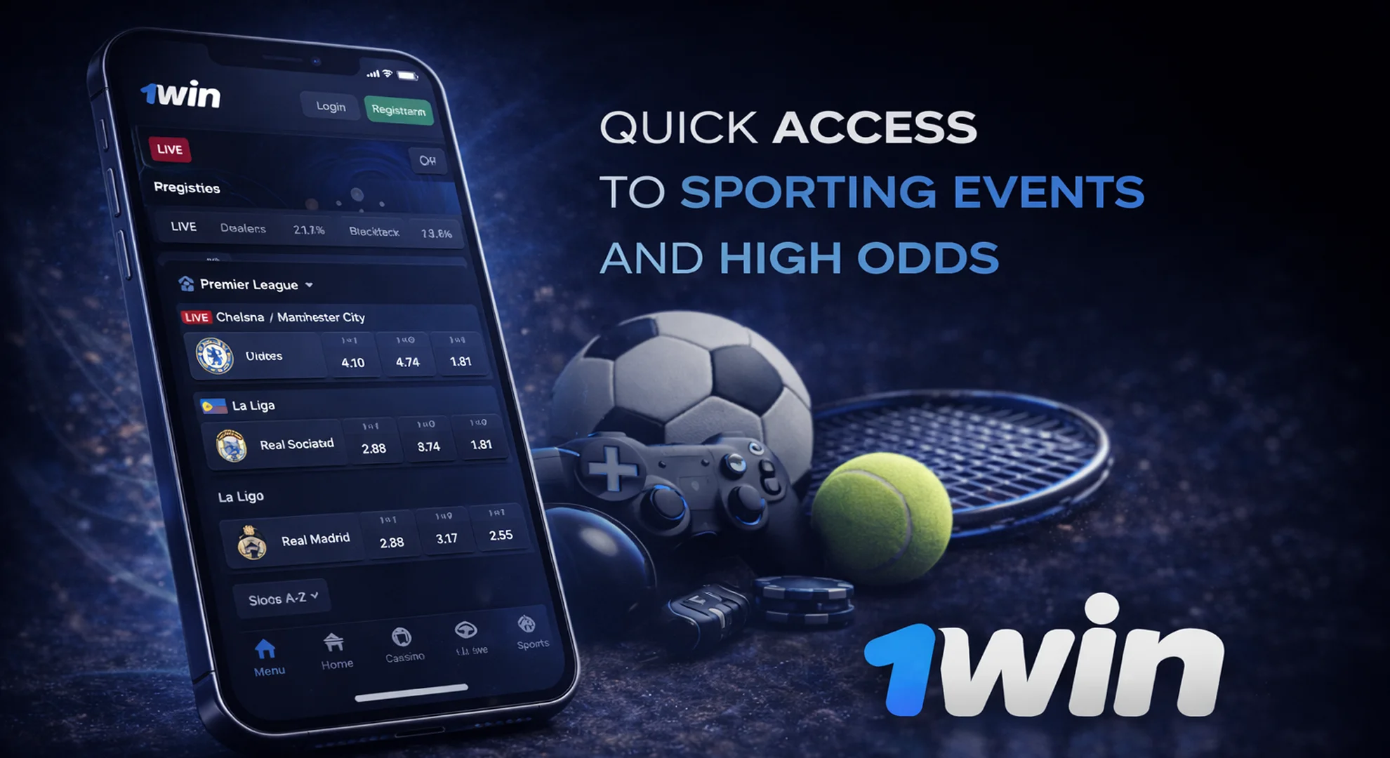Quick Access to Sporting Events and High Odds